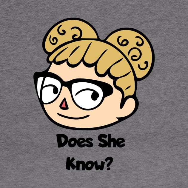 Does She Know? Parody Space Buns Afro Puff Meme by Nicheek